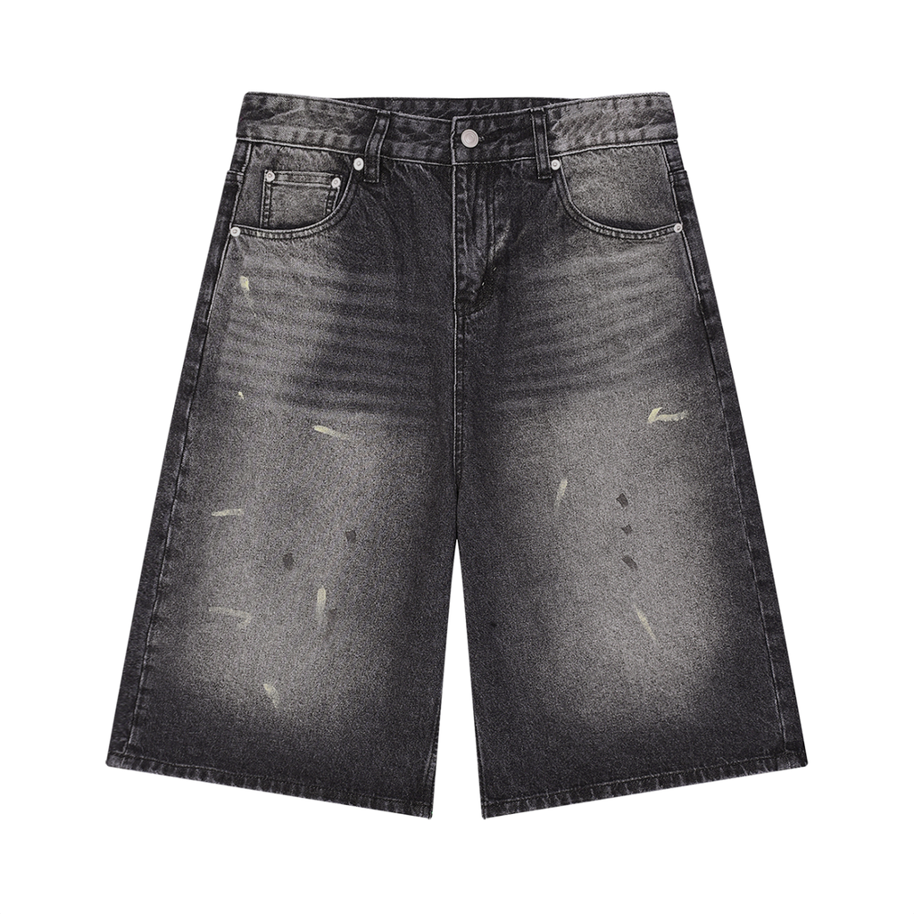 VINTAGE WASH | Baggy Denim Jorts