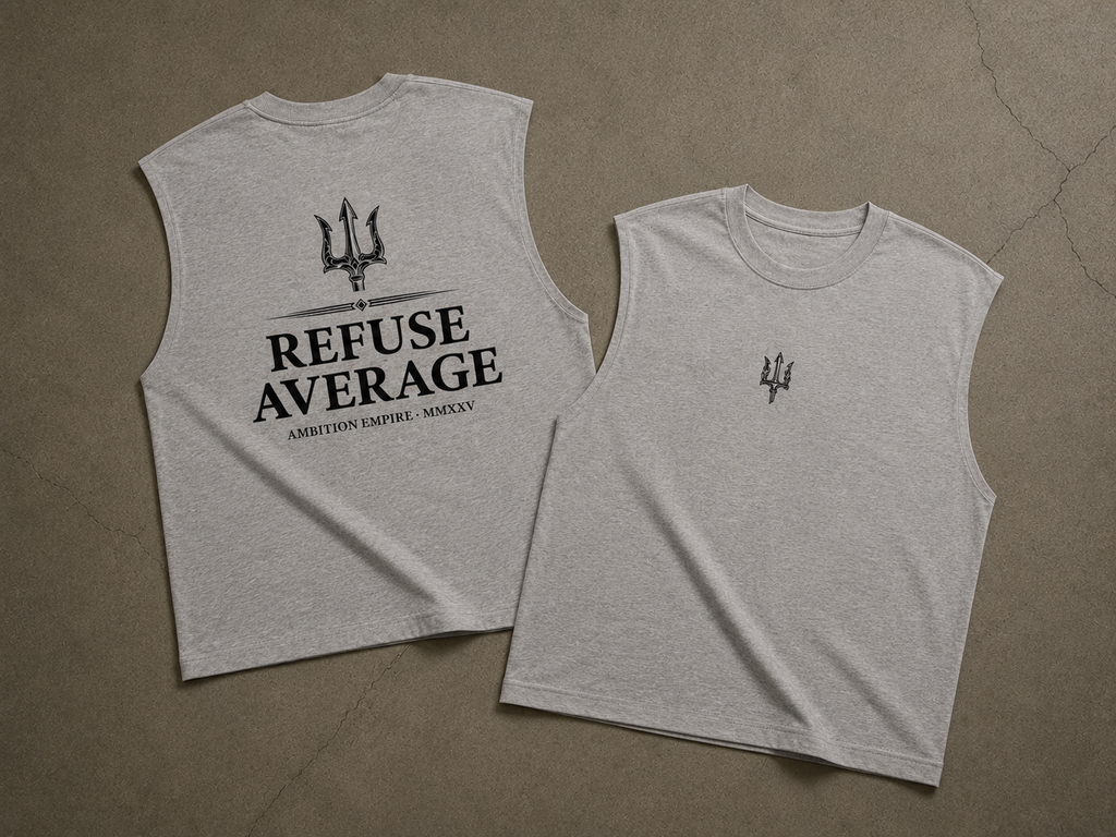 Refuse Average™ Drop Shoulder Tank