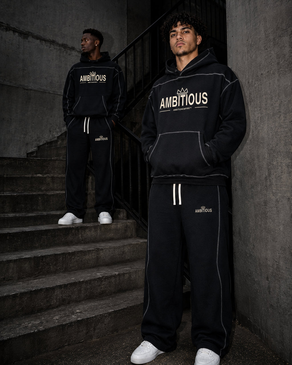 AMBITIOUS™ Oversized Streetwear Hoodie