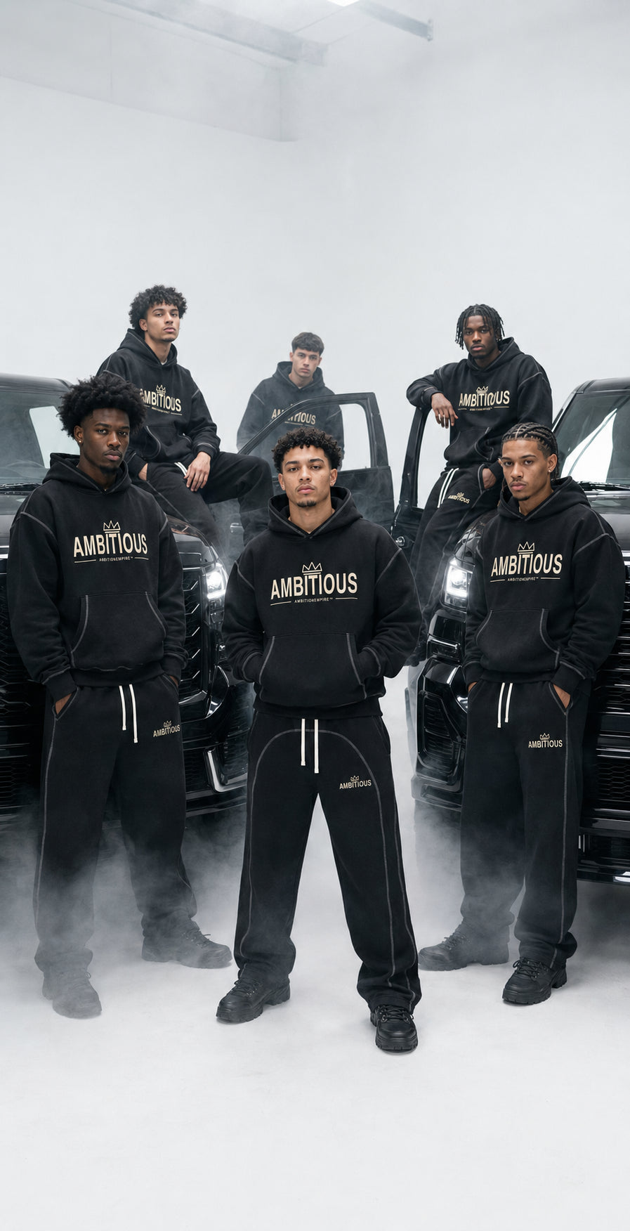 AMBITIOUS™ Oversized Streetwear Hoodie