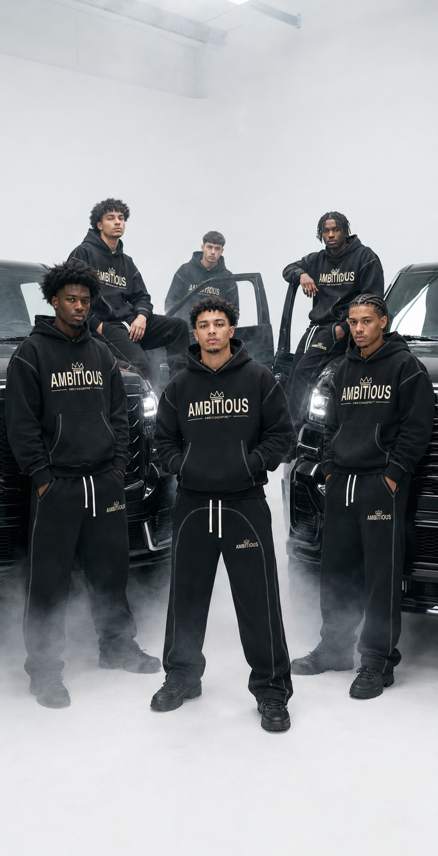 AMBITIOUS™ Oversized Streetwear Hoodie
