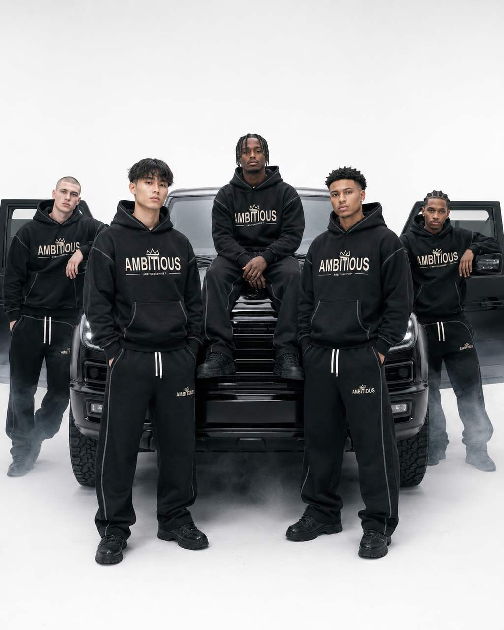 AMBITIOUS™ Oversized Streetwear Hoodie