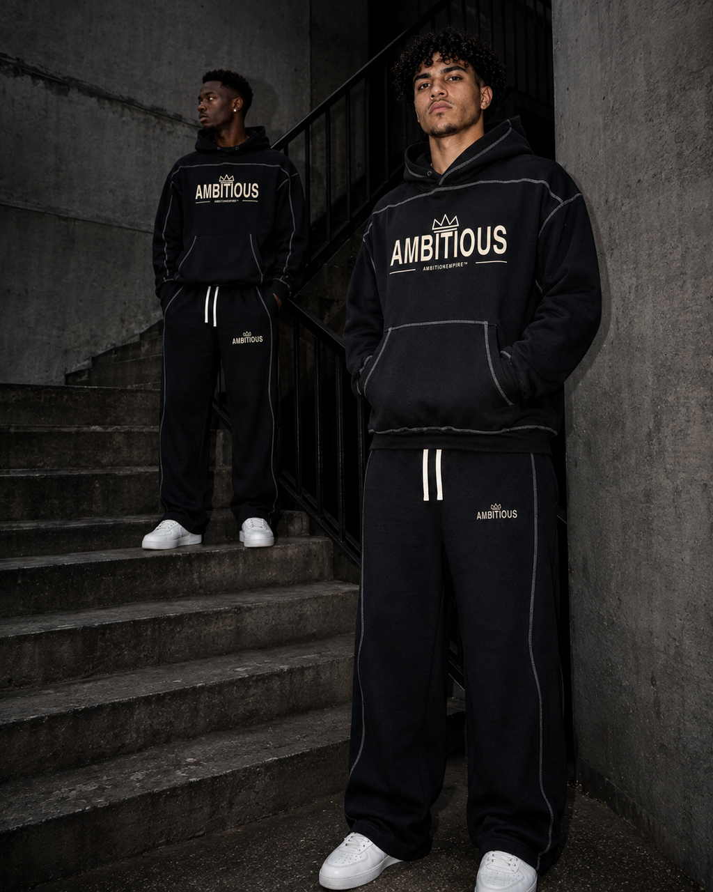 AMBITIOUS™ Oversized Streetwear Hoodie