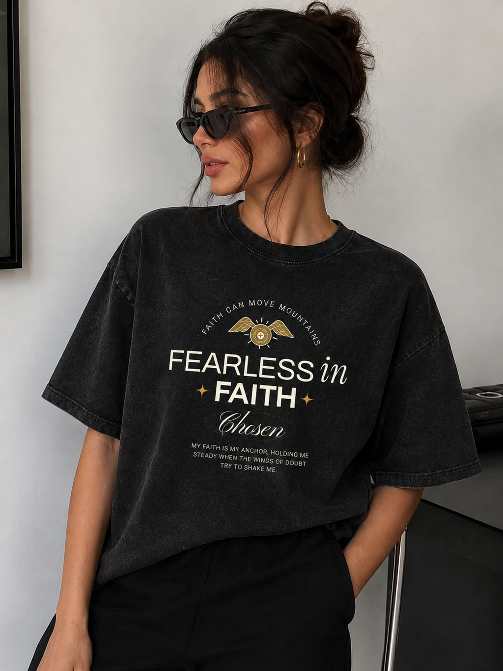 Fearless in Faith™ Oversized Tee
