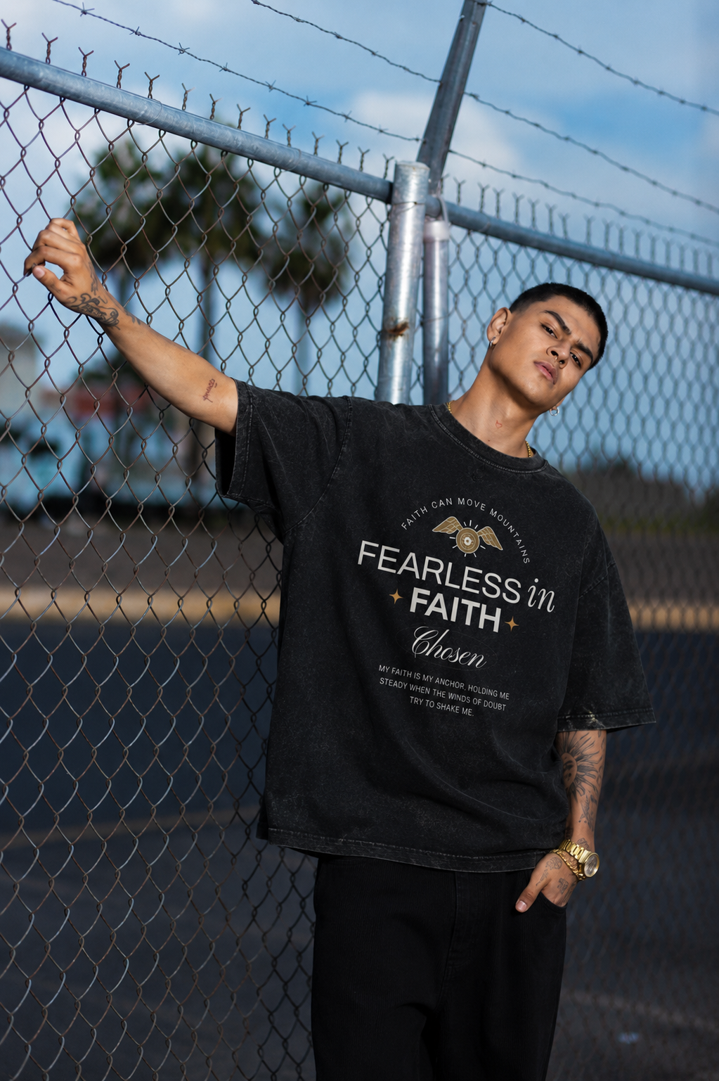 Fearless in Faith™ Oversized Tee