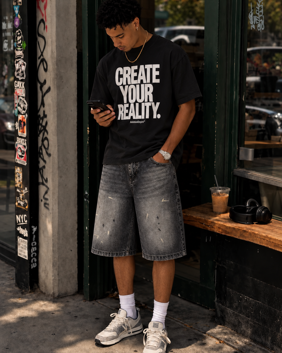 CREATE YOUR REALITY | Cotton Graphic T-Shirt