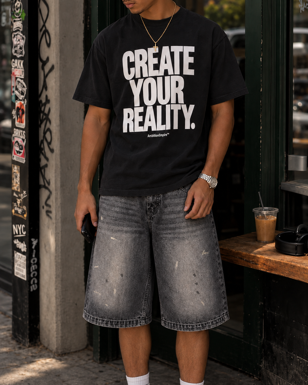 CREATE YOUR REALITY | Cotton Graphic T-Shirt