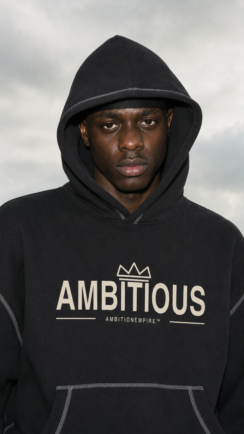 AMBITIOUS™ Oversized Streetwear Hoodie