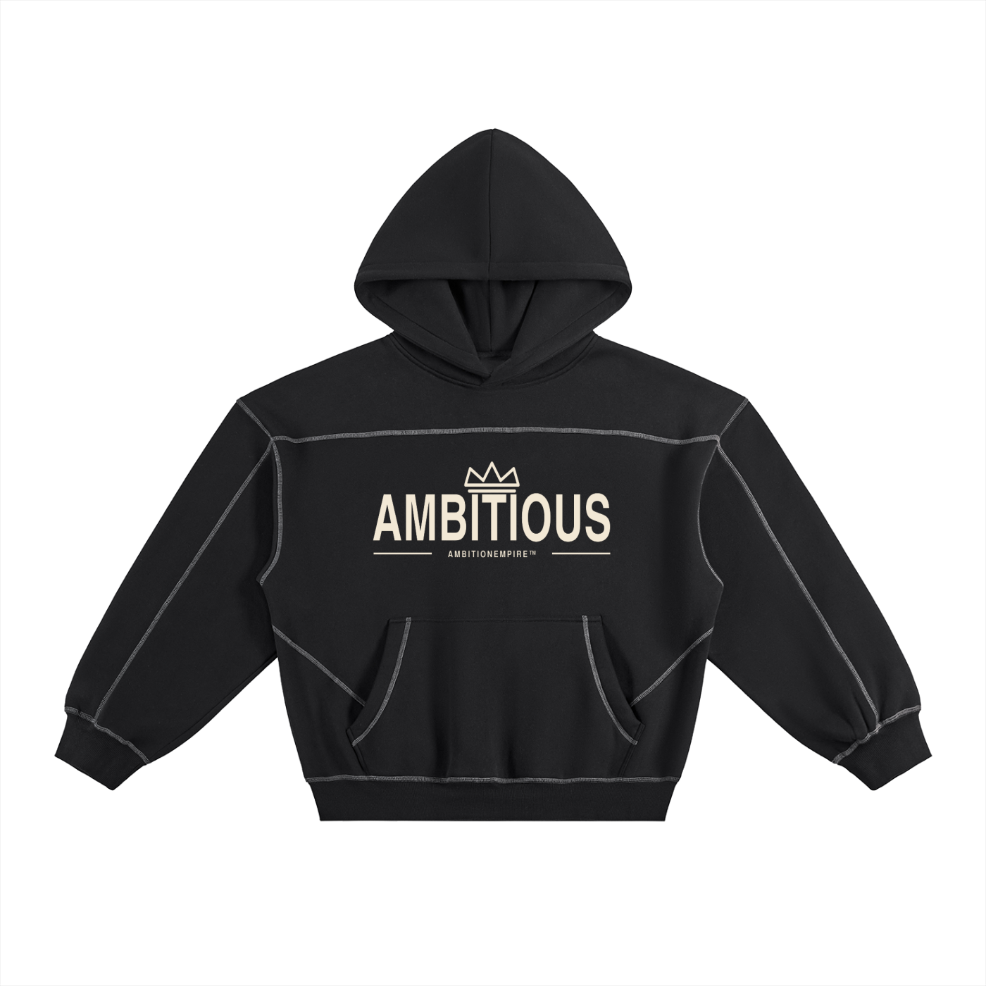 AMBITIOUS™ Oversized Streetwear Hoodie